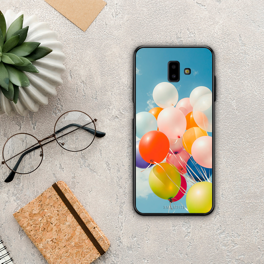 Colorful Balloons - Samsung Galaxy J6+ θήκη
