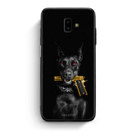 Thumbnail for samsung J6+ Golden Gun Θήκη Αγίου Βαλεντίνου από τη Smartfits με σχέδιο στο πίσω μέρος και μαύρο περίβλημα | Smartphone case with colorful back and black bezels by Smartfits
