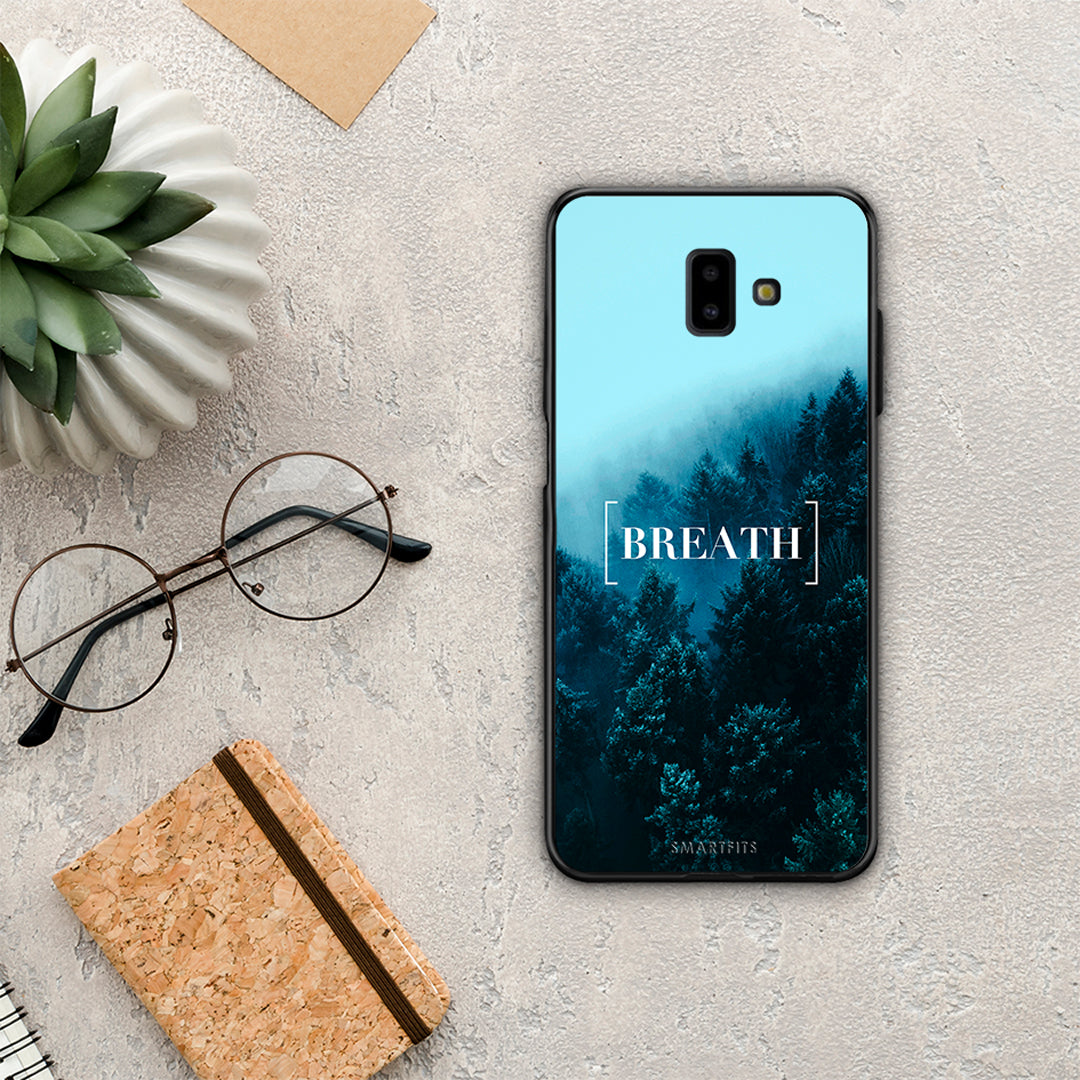 Quote Breath - Samsung Galaxy J6+ θήκη
