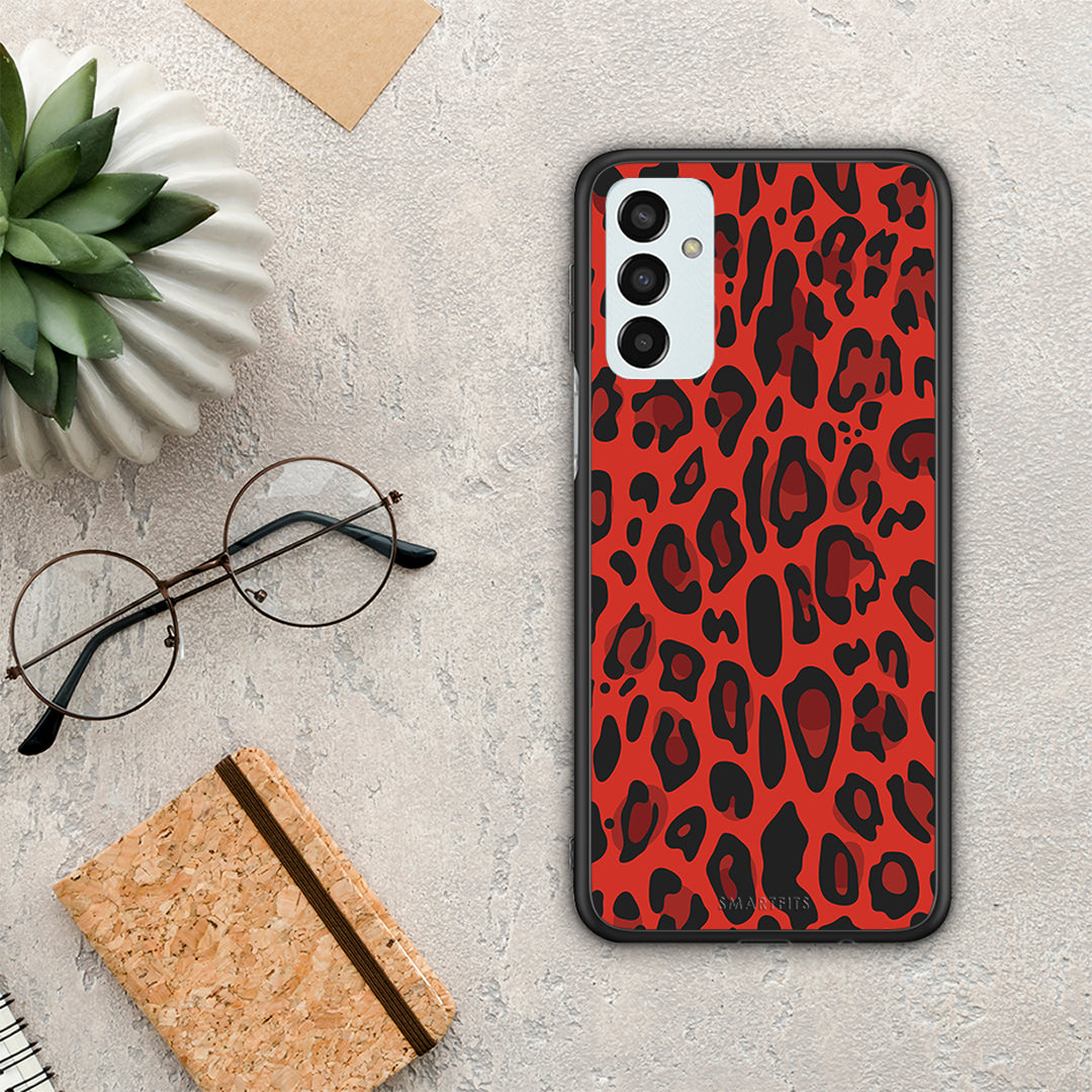 Animal Red Leopard - Samsung Galaxy M13 θήκη