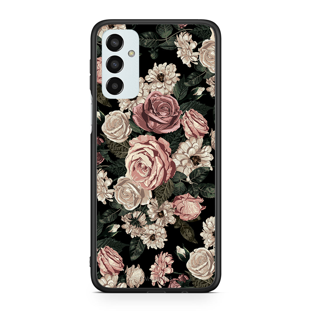 4 - Samsung M13 Wild Roses Flower case, cover, bumper