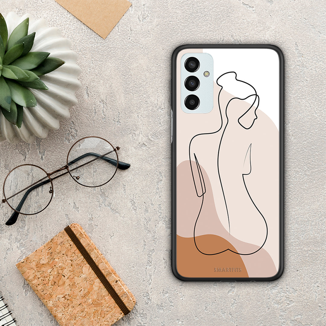 LineArt Woman - Samsung Galaxy M13 θήκη