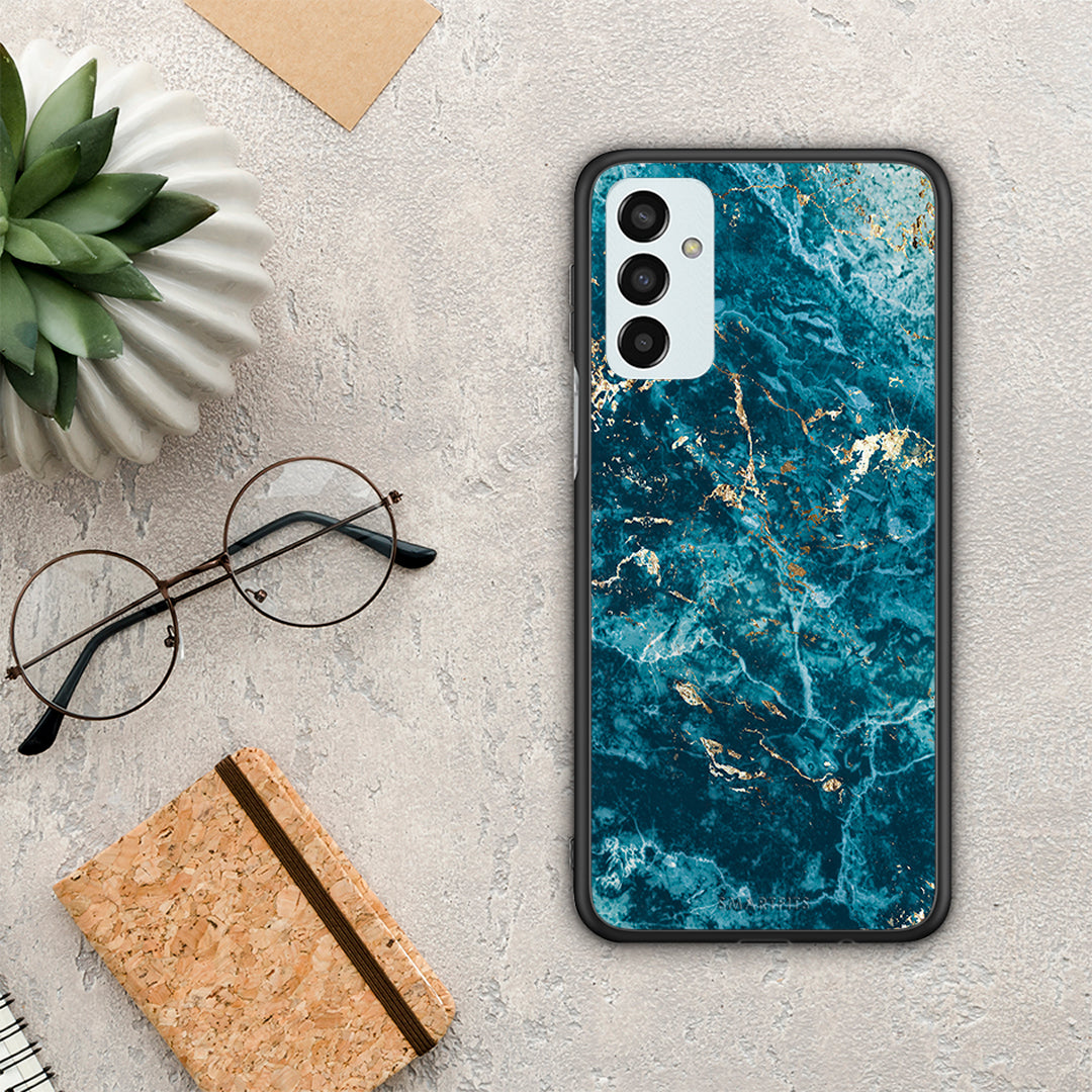 Marble Blue - Samsung Galaxy M13 θήκη