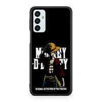 Thumbnail for Samsung M13 Pirate King θήκη από τη Smartfits με σχέδιο στο πίσω μέρος και μαύρο περίβλημα | Smartphone case with colorful back and black bezels by Smartfits