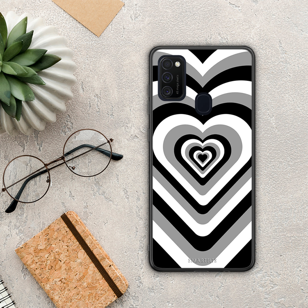 Black Hearts - Samsung Galaxy M21 / M30s θήκη