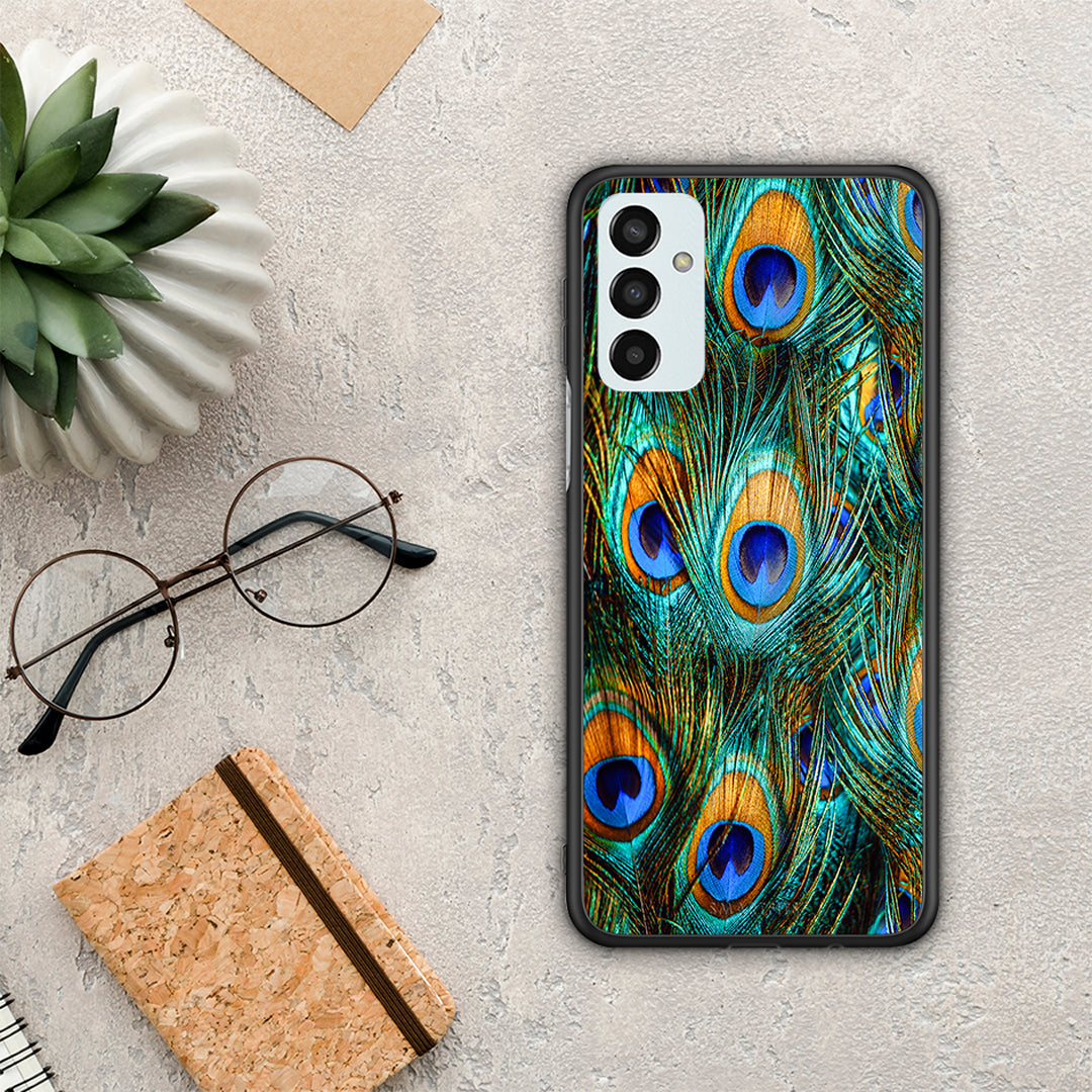 Real Peacock Feathers - Samsung Galaxy M23 / F23 θήκη