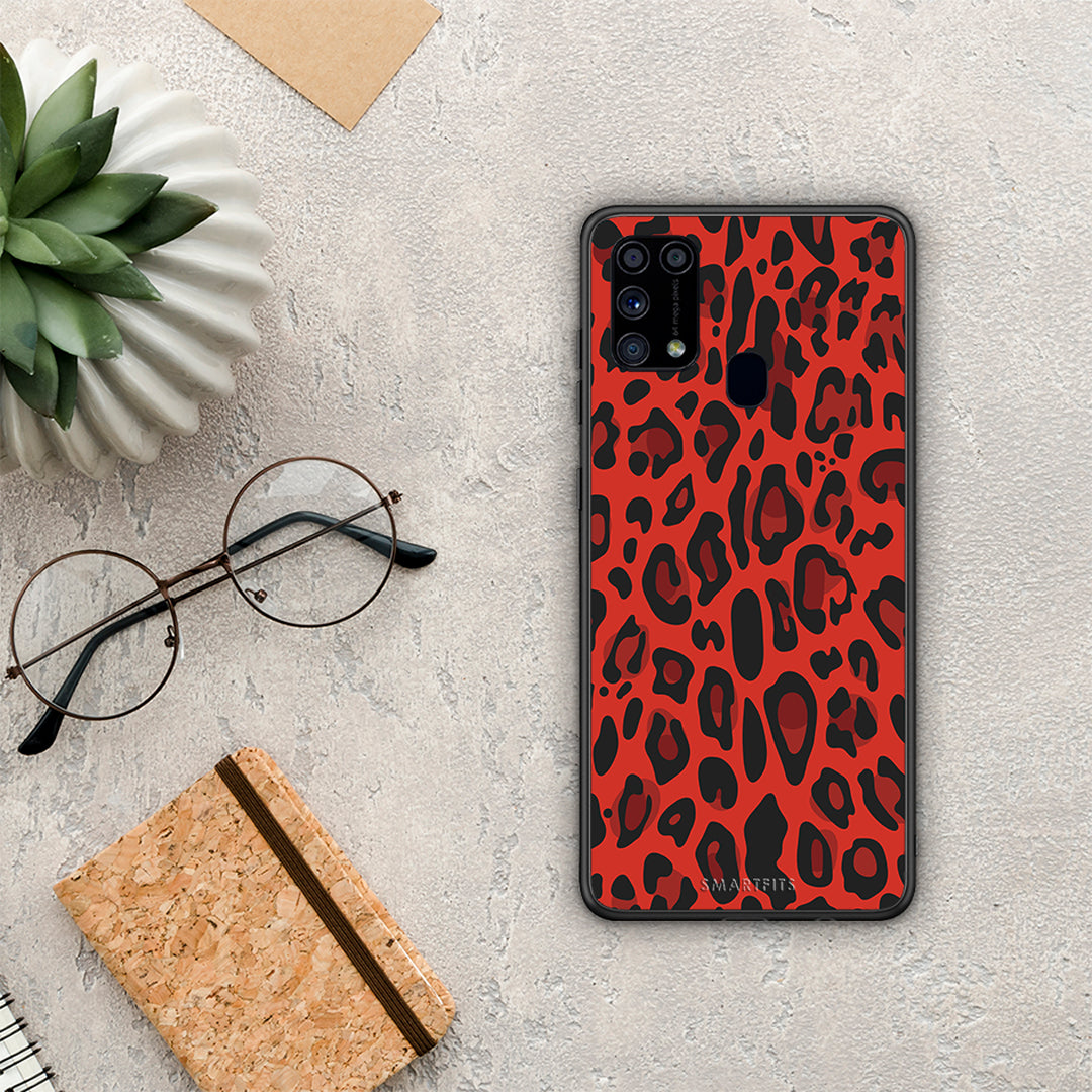 Animal Red Leopard - Samsung Galaxy M31 θήκη