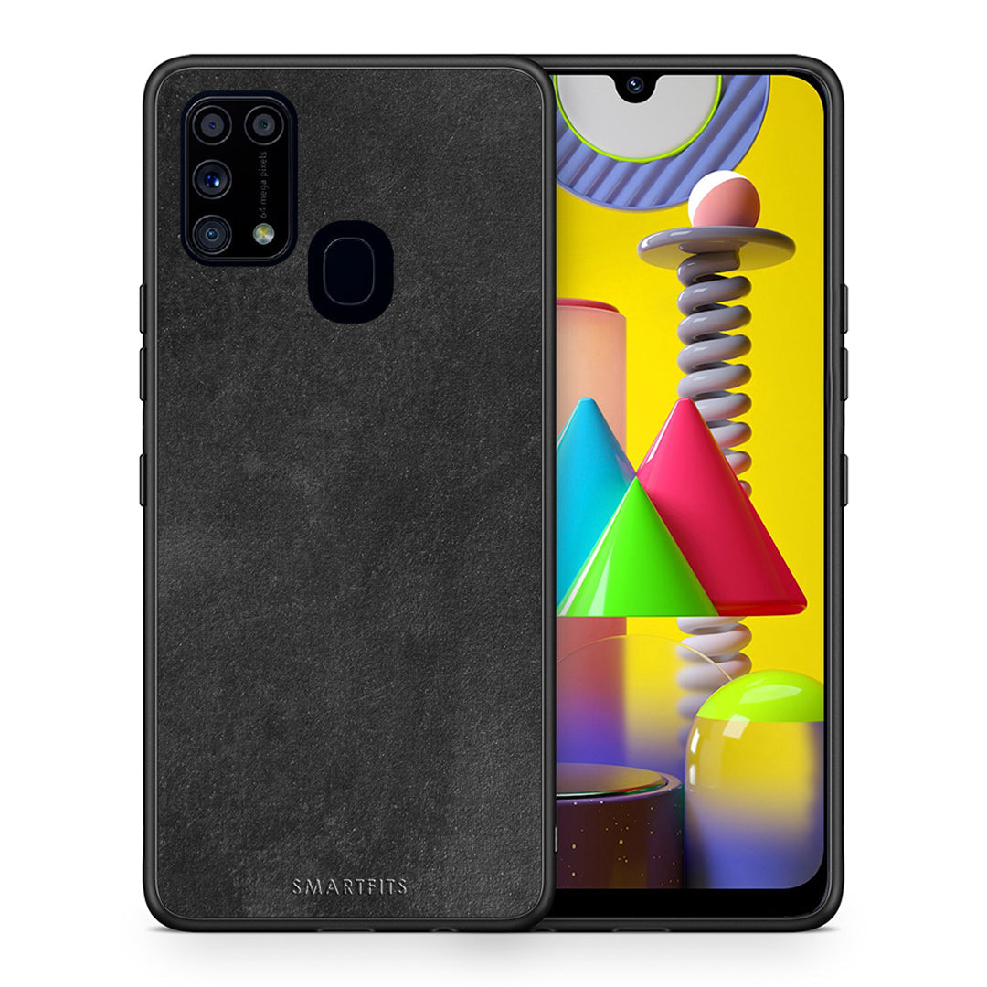 Θήκη Samsung M31 Black Slate Color από τη Smartfits με σχέδιο στο πίσω μέρος και μαύρο περίβλημα | Samsung M31 Black Slate Color case with colorful back and black bezels