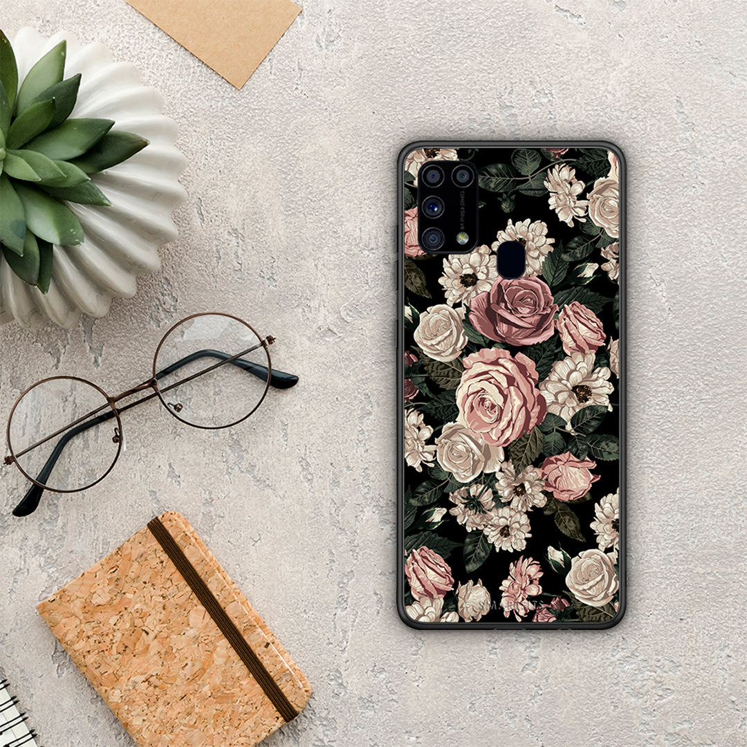 Flower Wild Roses - Samsung Galaxy M31 θήκη