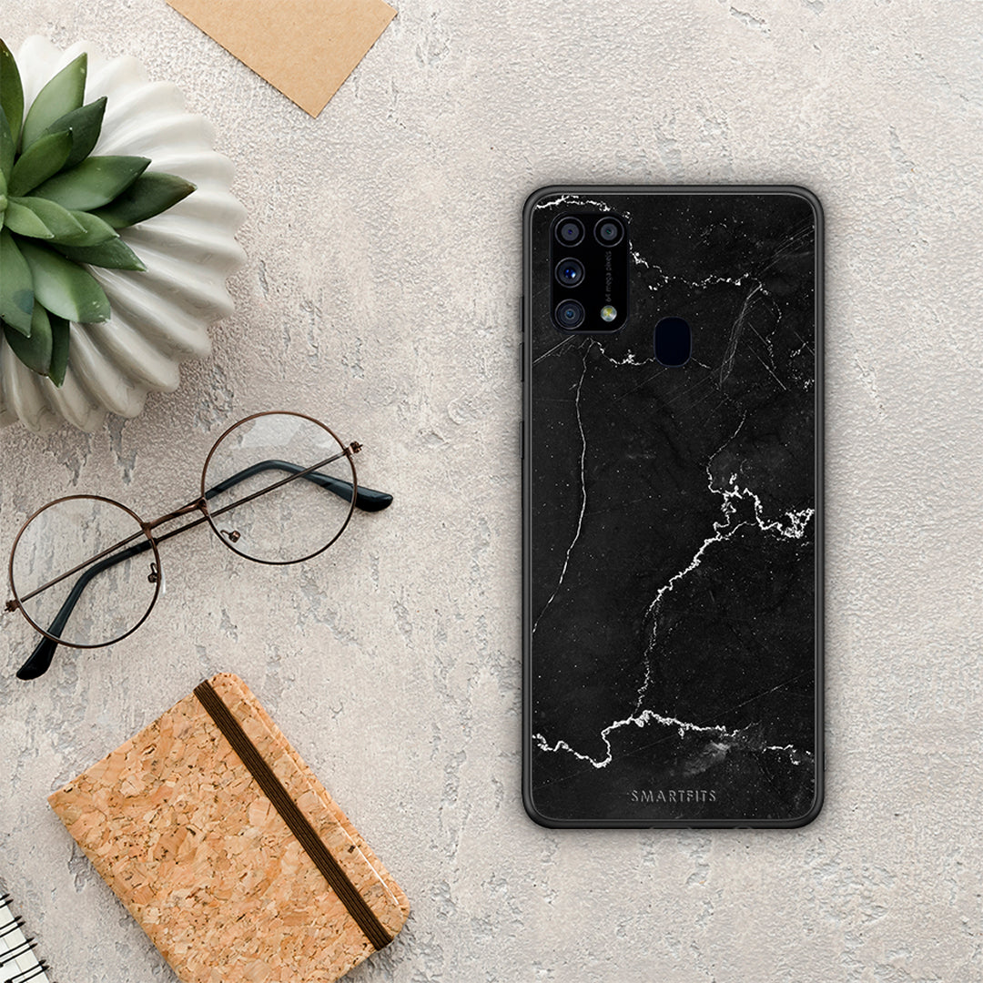 Marble Black - Samsung Galaxy M31 θήκη