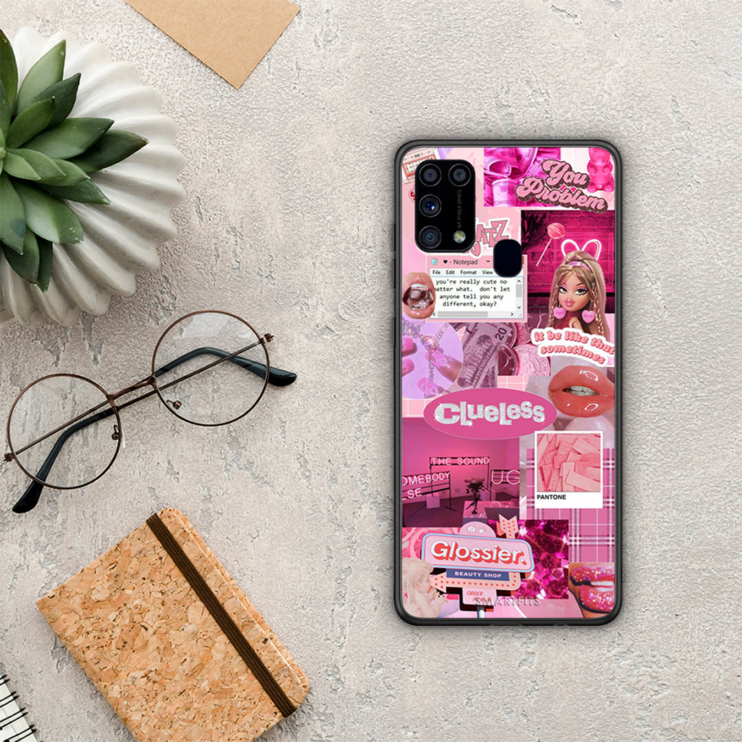Pink Love - Samsung Galaxy M31 θήκη