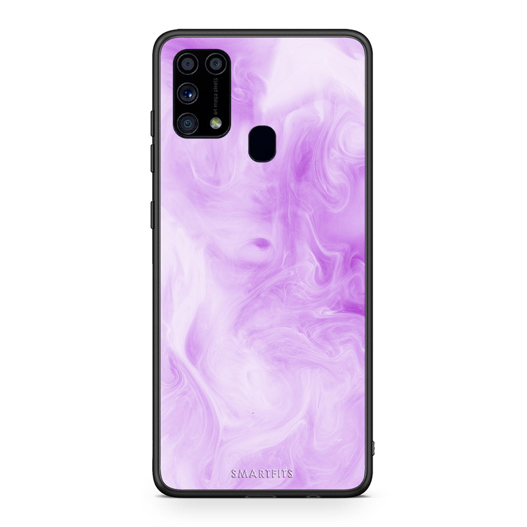 99 - Samsung M31 Watercolor Lavender case, cover, bumper