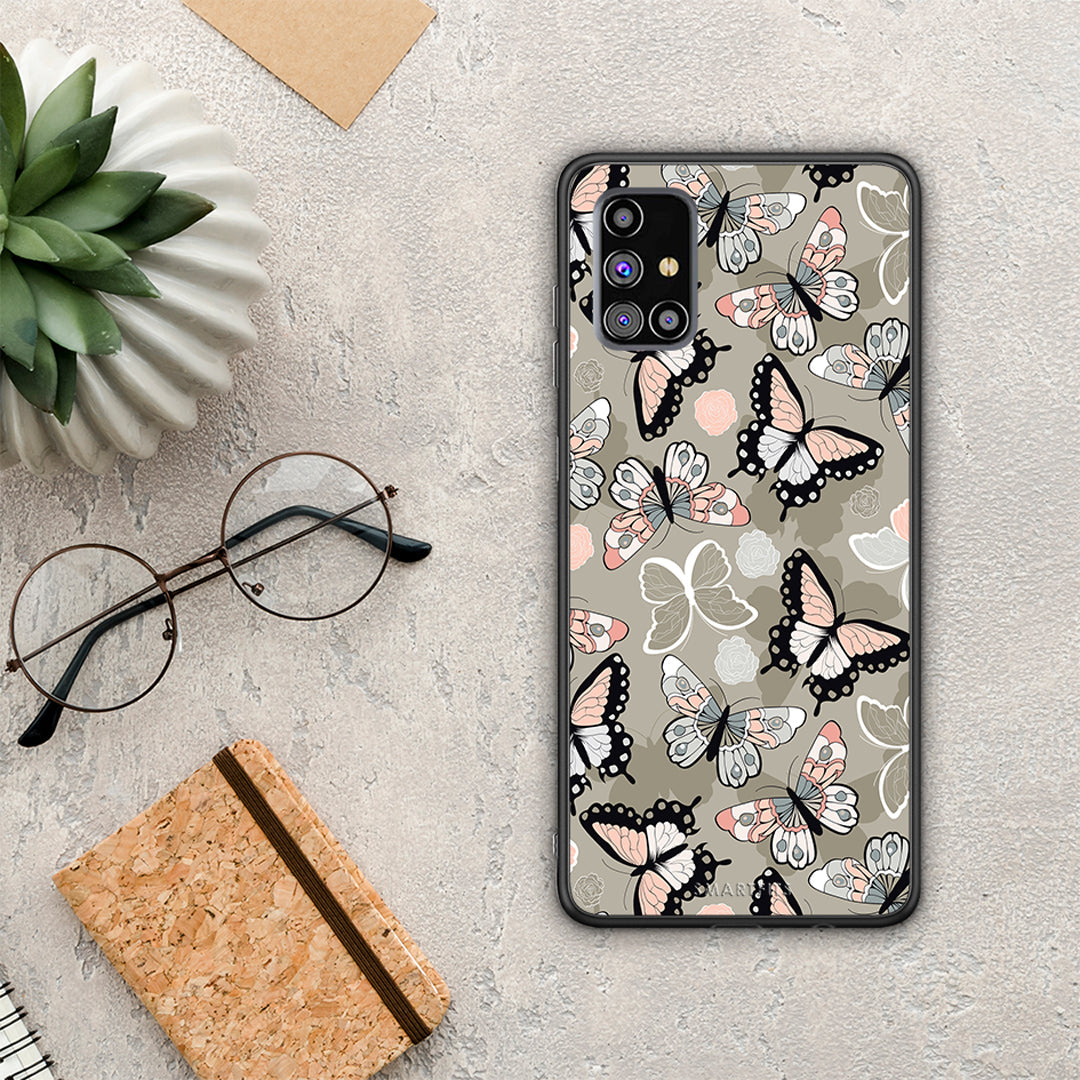 Boho Butterflies - Samsung Galaxy M31s θήκη