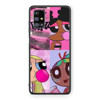 Thumbnail for Samsung M31s Bubble Girls Θήκη Αγίου Βαλεντίνου από τη Smartfits με σχέδιο στο πίσω μέρος και μαύρο περίβλημα | Smartphone case with colorful back and black bezels by Smartfits