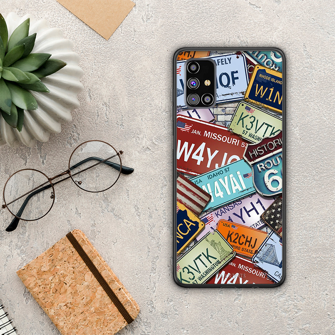 Car Plates - Samsung Galaxy M31s θήκη
