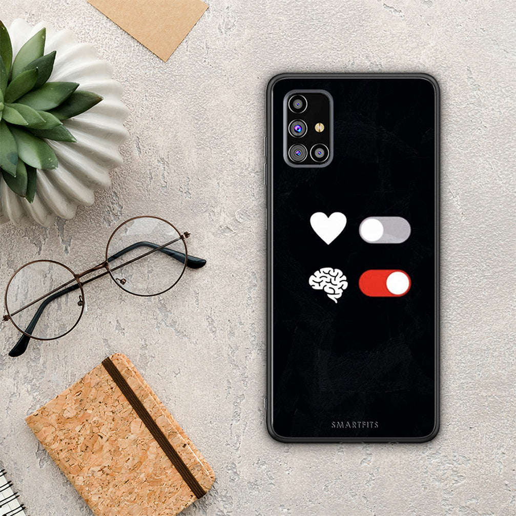 Heart Vs Brain - Samsung Galaxy M31s θήκη