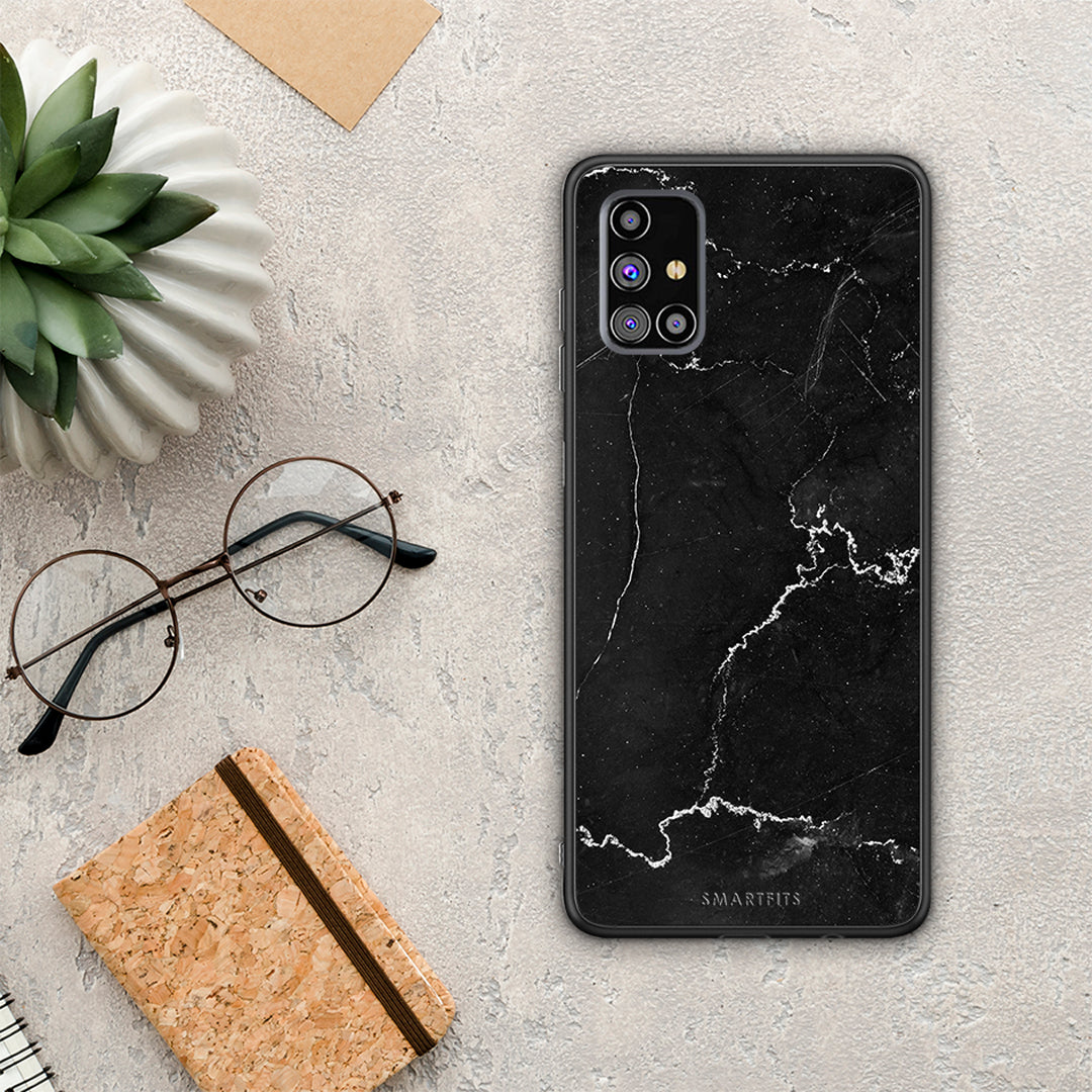Marble Black - Samsung Galaxy M31s θήκη