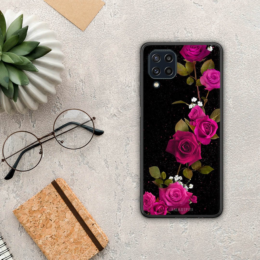 Flower Red Roses - Samsung Galaxy M32 4G / M22 θήκη