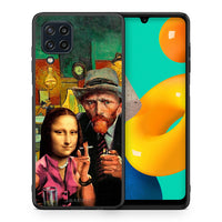 Thumbnail for Θήκη Samsung M32 4G Funny Art από τη Smartfits με σχέδιο στο πίσω μέρος και μαύρο περίβλημα | Samsung M32 4G Funny Art case with colorful back and black bezels