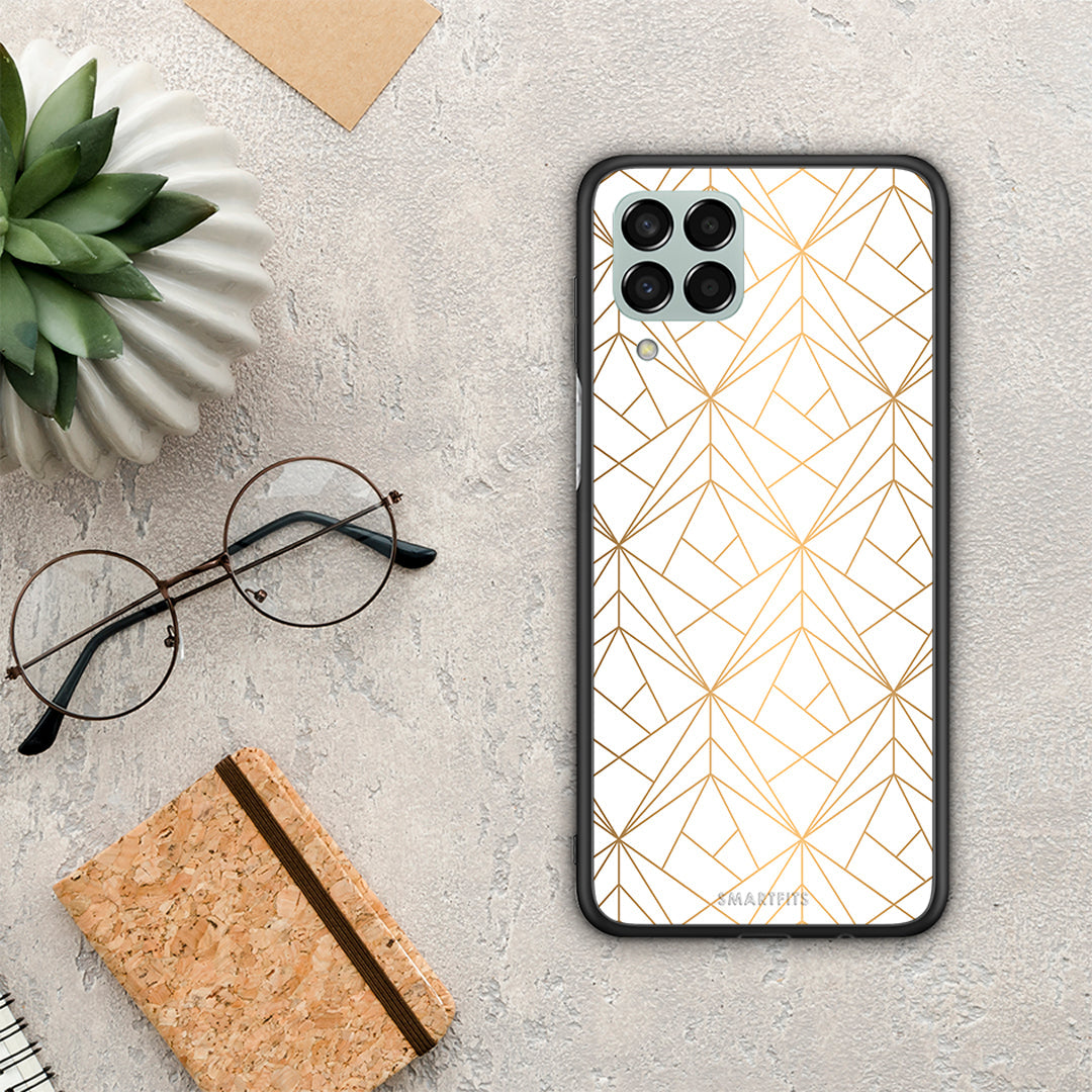 Geometric Luxury White - Samsung Galaxy M33 θήκη