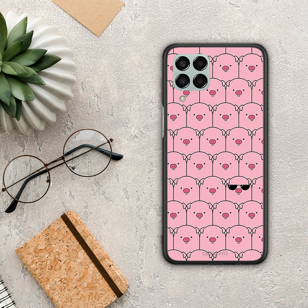 Pig Glasses - Samsung Galaxy M33 θήκη