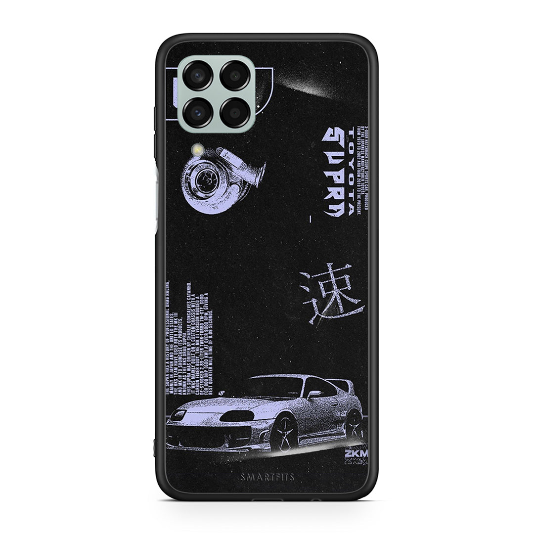 Samsung M33 Tokyo Drift Θήκη Αγίου Βαλεντίνου από τη Smartfits με σχέδιο στο πίσω μέρος και μαύρο περίβλημα | Smartphone case with colorful back and black bezels by Smartfits