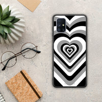 Thumbnail for Black Hearts - Samsung Galaxy M51 θήκη