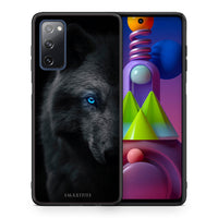 Thumbnail for Θήκη Samsung Galaxy M51 Dark Wolf από τη Smartfits με σχέδιο στο πίσω μέρος και μαύρο περίβλημα | Samsung Galaxy M51 Dark Wolf case with colorful back and black bezels