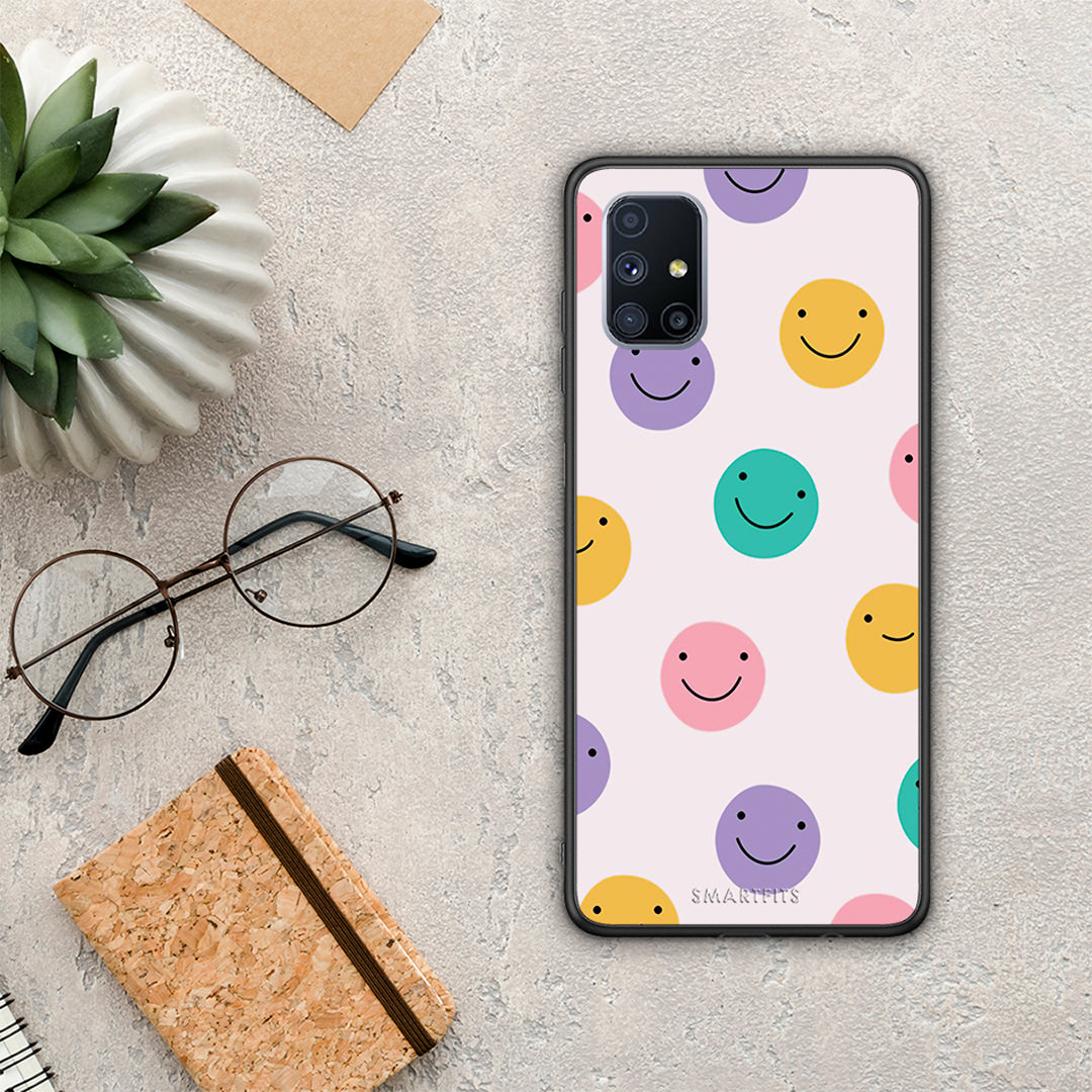 Smiley Faces - Samsung Galaxy M51 θήκη