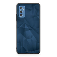 Thumbnail for 39 - Samsung M52 5G Blue Abstract Geometric case, cover, bumper
