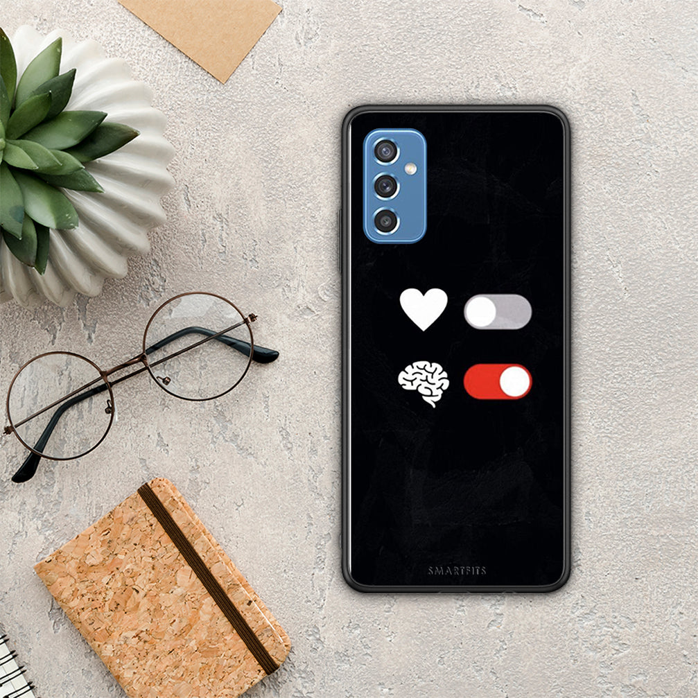 Heart Vs Brain - Samsung Galaxy M52 5G θήκη