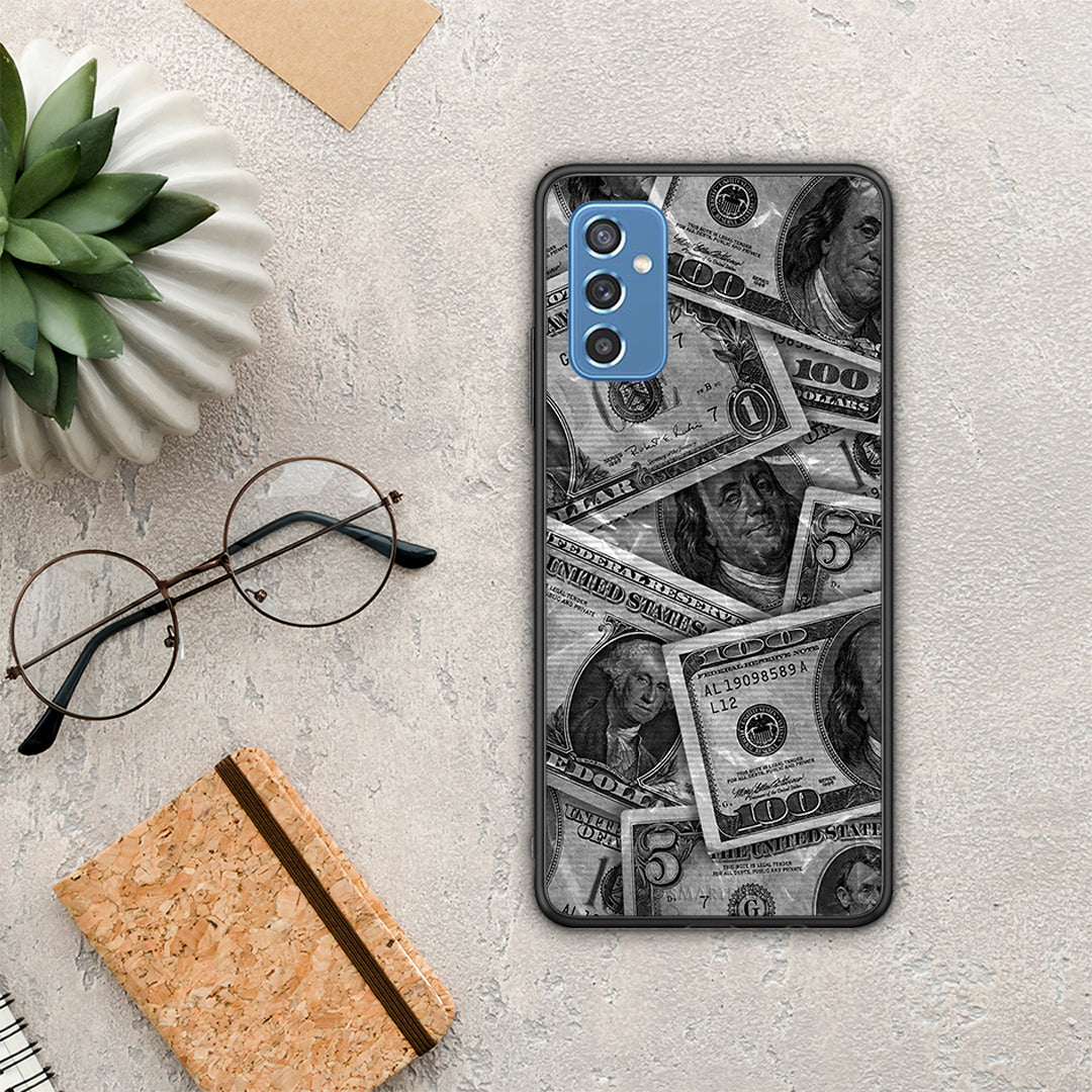 Money Dollars - Samsung Galaxy M52 5G θήκη