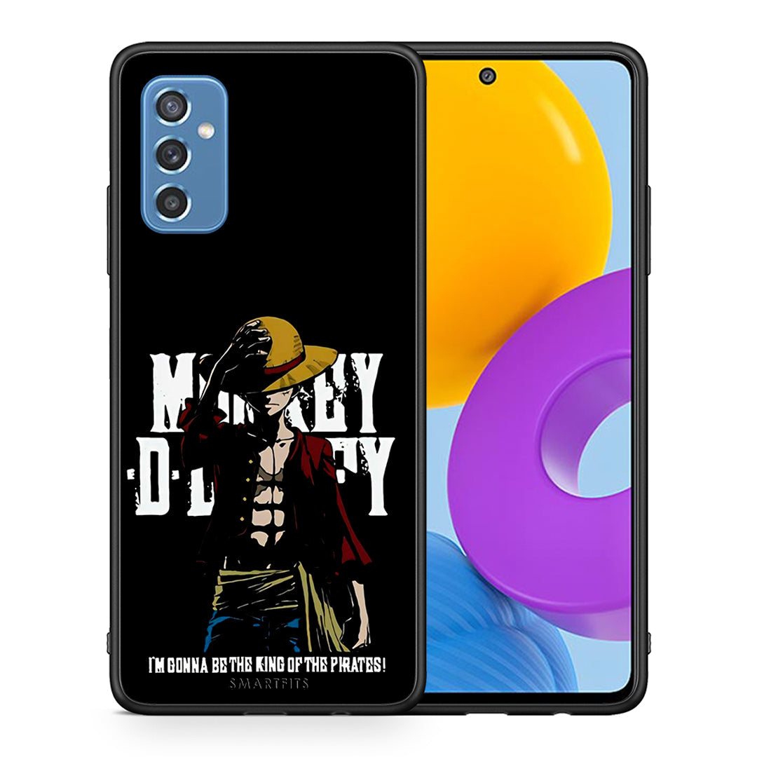 Θήκη Samsung M52 5G Pirate King από τη Smartfits με σχέδιο στο πίσω μέρος και μαύρο περίβλημα | Samsung M52 5G Pirate King case with colorful back and black bezels