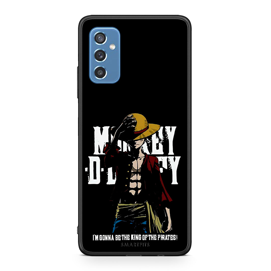 Samsung M52 5G Pirate King θήκη από τη Smartfits με σχέδιο στο πίσω μέρος και μαύρο περίβλημα | Smartphone case with colorful back and black bezels by Smartfits