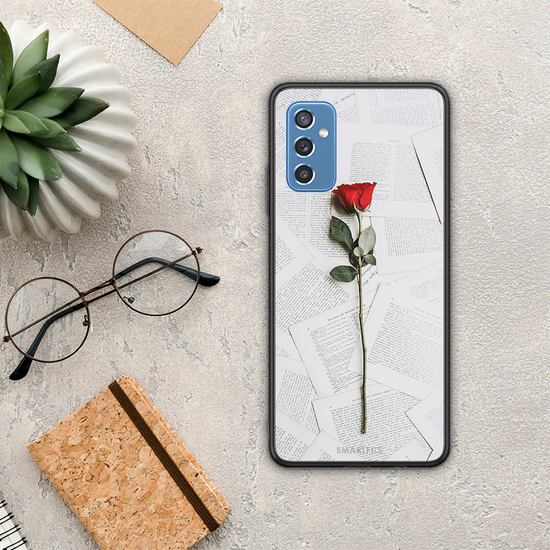 Red Rose - Samsung Galaxy M52 5G θήκη