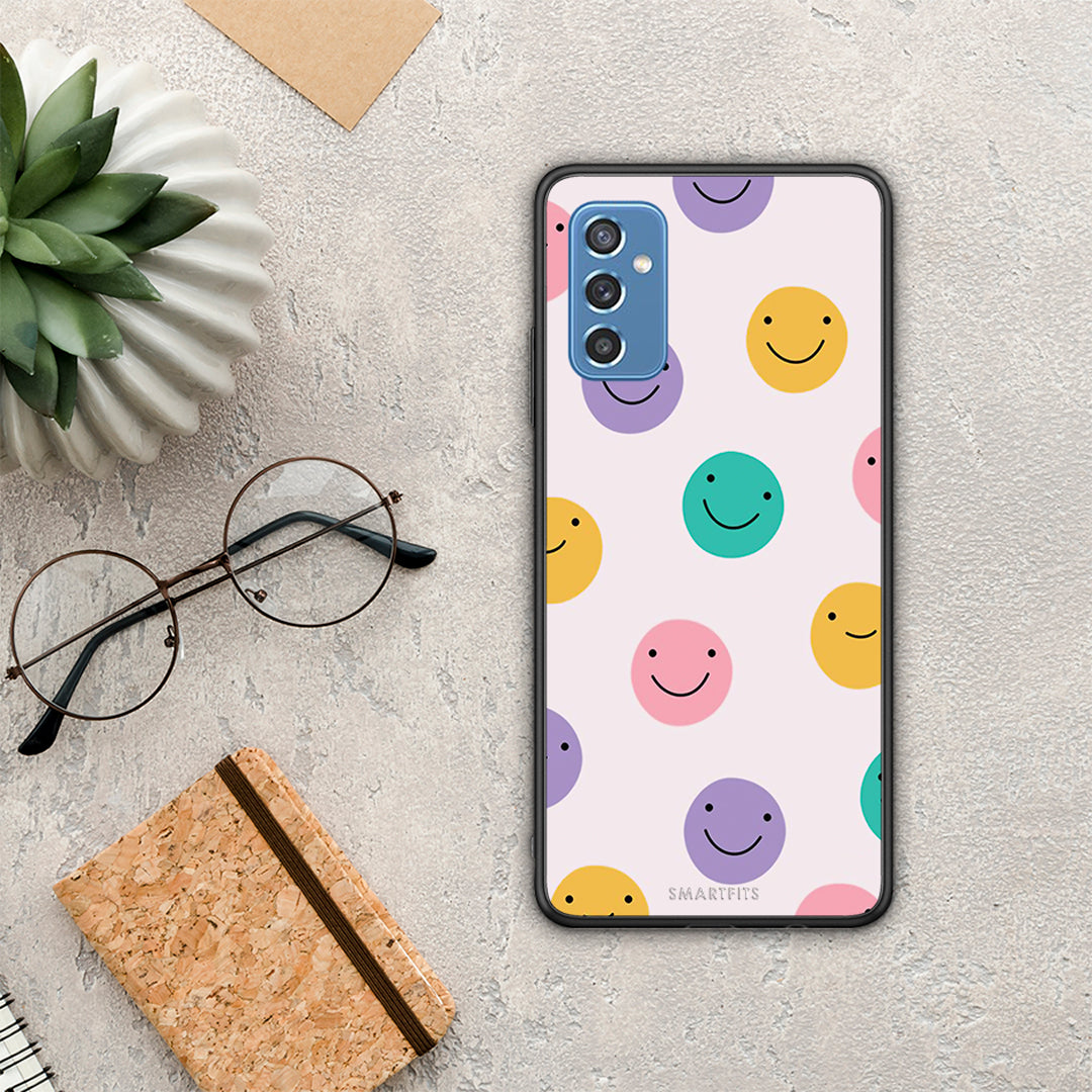 Smiley Faces - Samsung Galaxy M52 5G θήκη