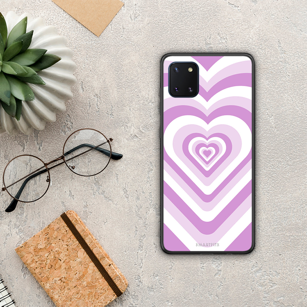 Lilac Hearts - Samsung Galaxy Note 10 Lite θήκη