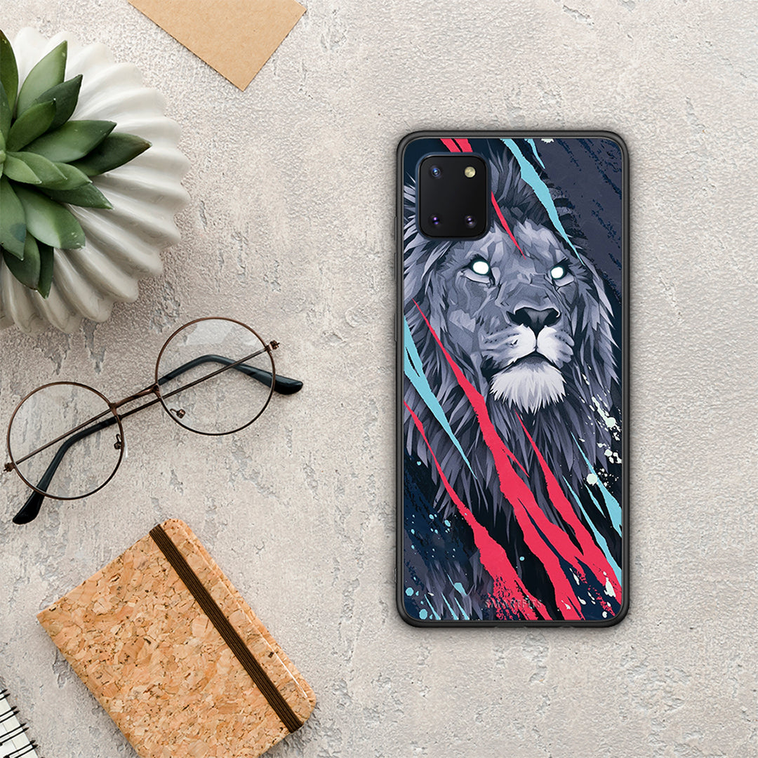 PopArt Lion Designer - Samsung Galaxy Note 10 Lite θήκη