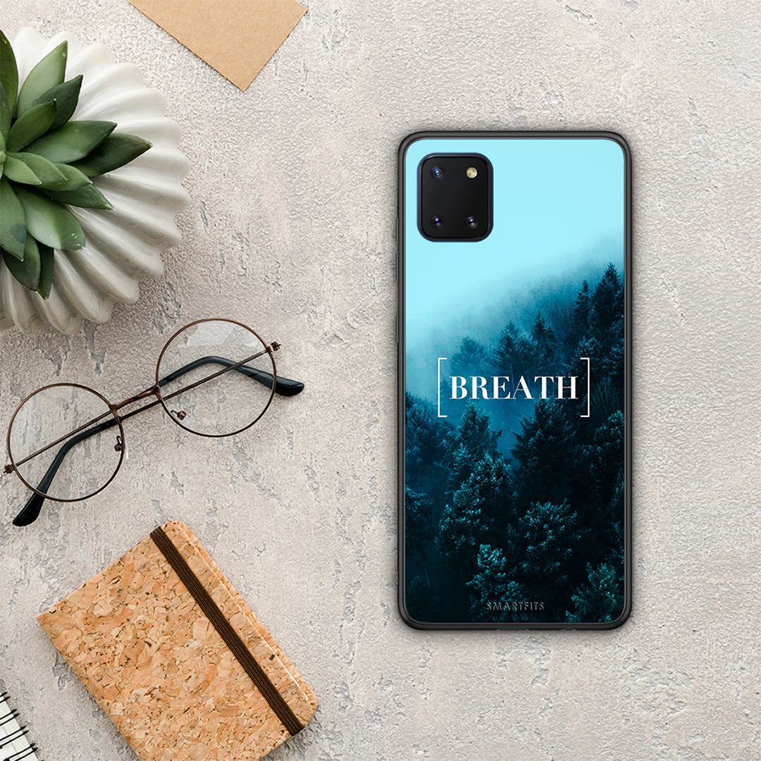 Quote Breath - Samsung Galaxy Note 10 Lite θήκη