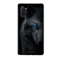 Thumbnail for Samsung Note 10+ Dark Wolf θήκη από τη Smartfits με σχέδιο στο πίσω μέρος και μαύρο περίβλημα | Smartphone case with colorful back and black bezels by Smartfits