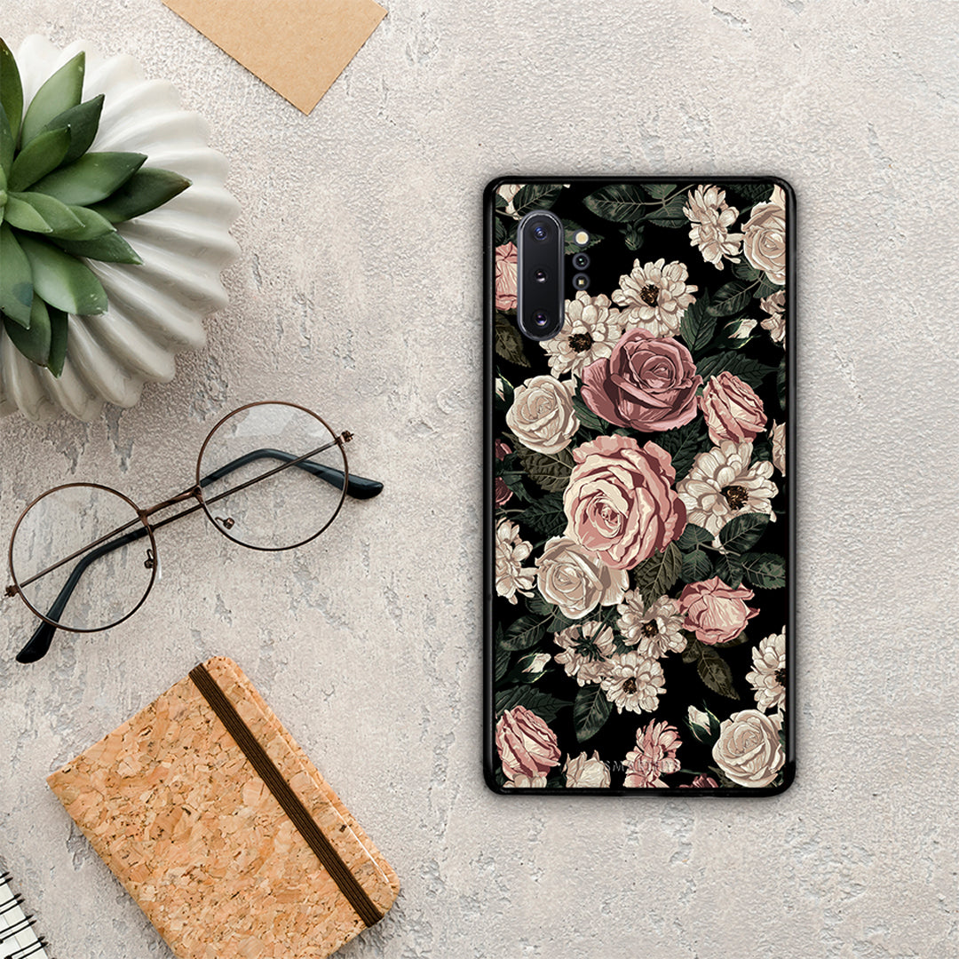 Flower Wild Roses - Samsung Galaxy Note 10+ θήκη