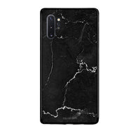 Thumbnail for Samsung Note 10+ Marble Black θήκη από τη Smartfits με σχέδιο στο πίσω μέρος και μαύρο περίβλημα | Smartphone case with colorful back and black bezels by Smartfits