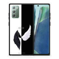 Thumbnail for Θήκη Samsung Note 20 Angels Demons από τη Smartfits με σχέδιο στο πίσω μέρος και μαύρο περίβλημα | Samsung Note 20 Angels Demons case with colorful back and black bezels