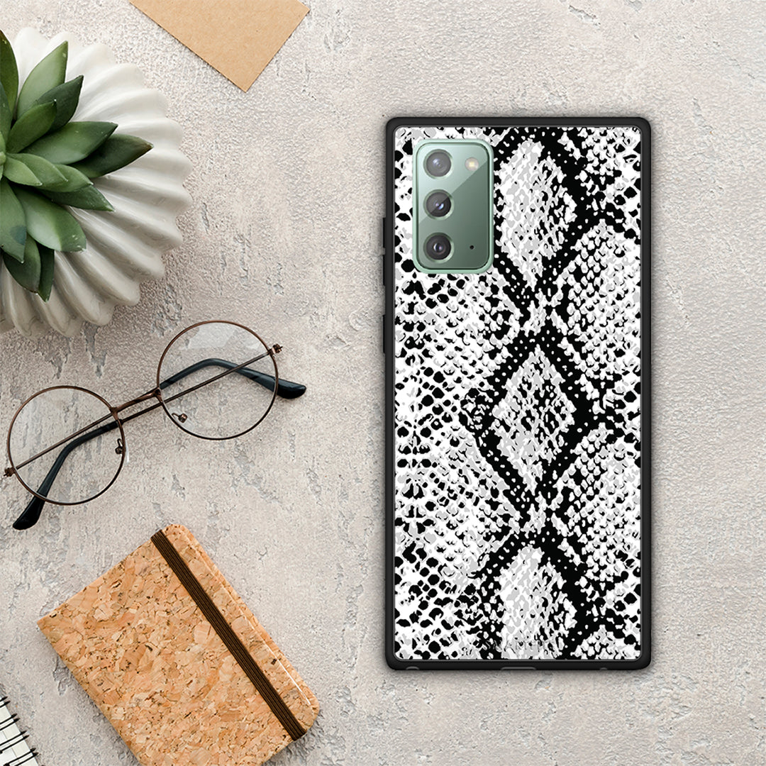 Animal White Snake - Samsung Galaxy Note 20 θήκη