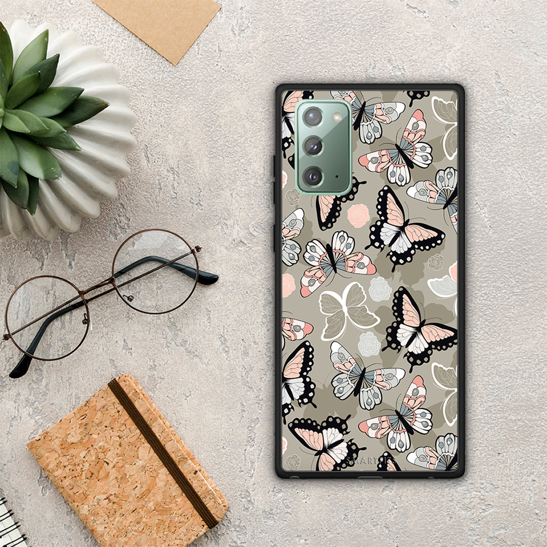 Boho Butterflies - Samsung Galaxy Note 20 θήκη