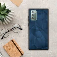 Thumbnail for Geometric Blue Abstract - Samsung Galaxy Note 20 θήκη