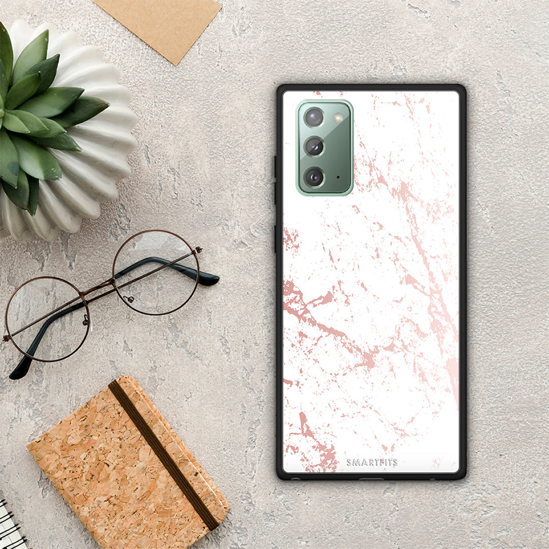 Marble Pink Splash - Samsung Galaxy Note 20 θήκη