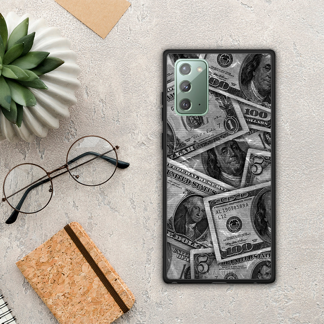 Money Dollars - Samsung Galaxy Note 20 θήκη