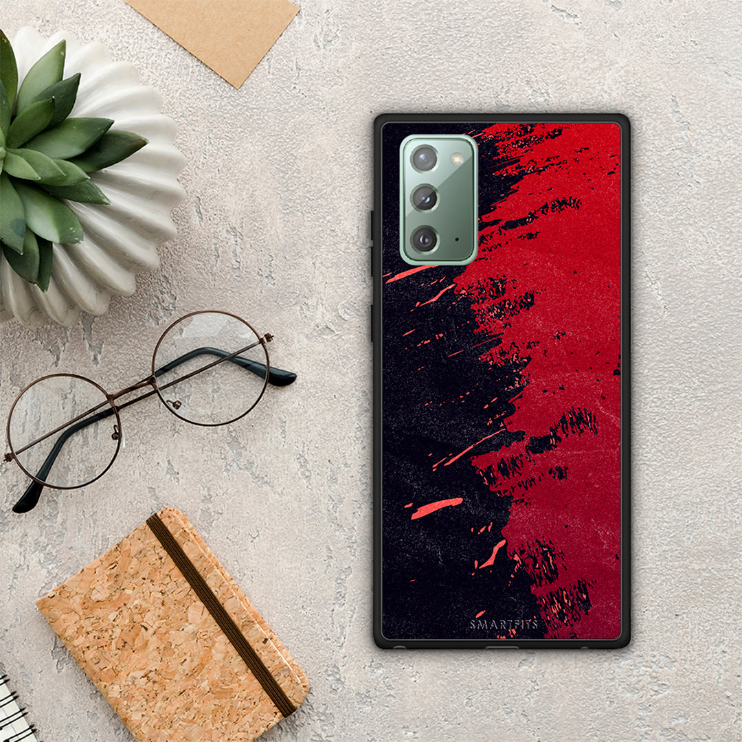 Red Paint - Samsung Galaxy Note 20 θήκη