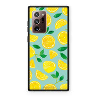 Thumbnail for Samsung Note 20 Ultra Lemons θήκη από τη Smartfits με σχέδιο στο πίσω μέρος και μαύρο περίβλημα | Smartphone case with colorful back and black bezels by Smartfits